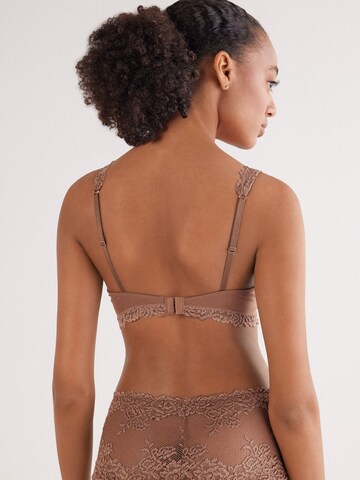 INTIMISSIMI Balconette Bra in Brown