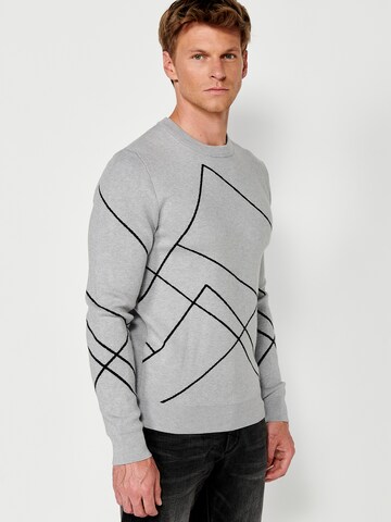 Pullover 'Punto' di KOROSHI in grigio: frontale