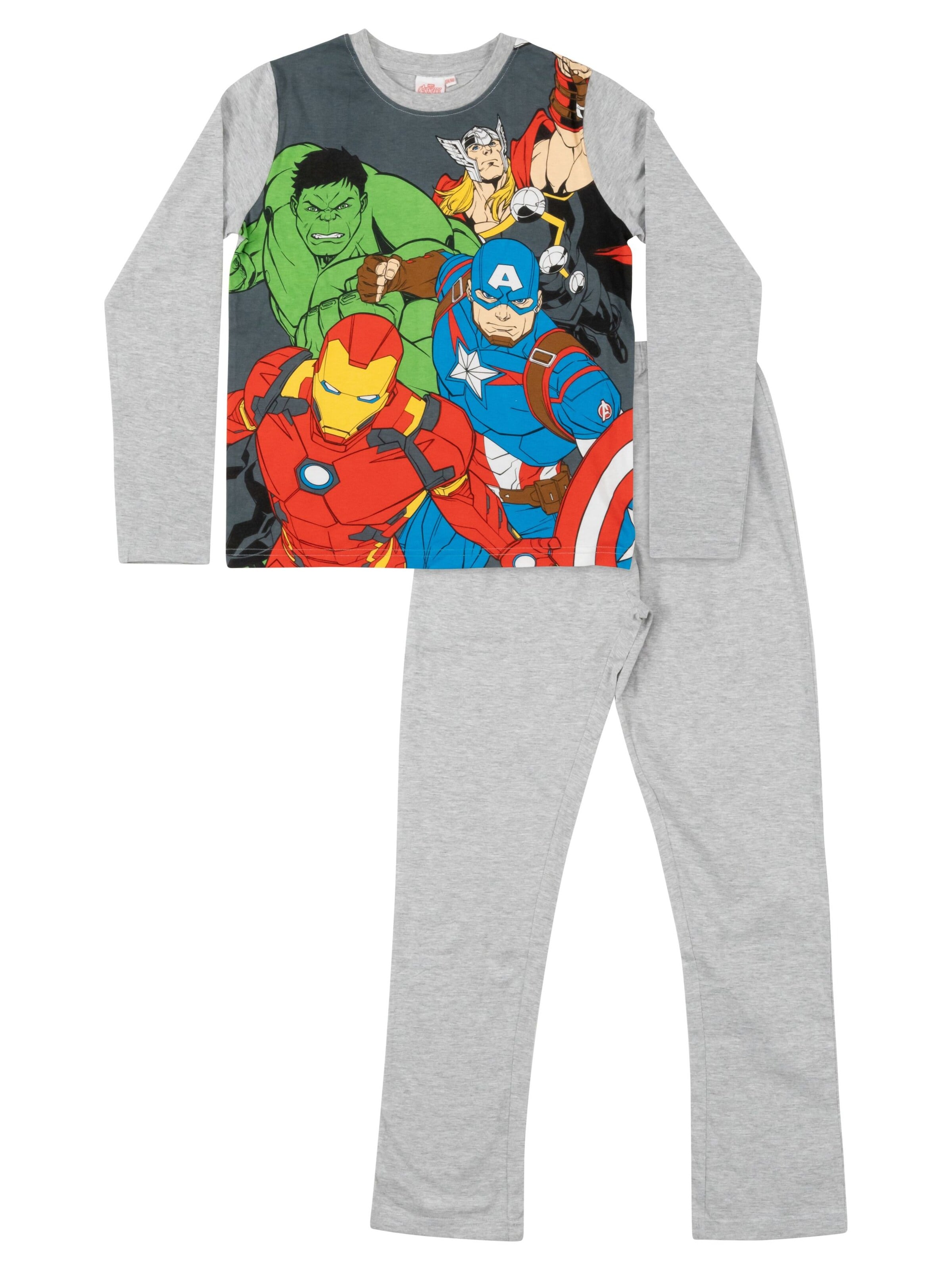 Marvel Avengers Schlafanzug 'Marvel The Avengers Schlafanzug'‌‌‌‌‌‌‌ in Grau