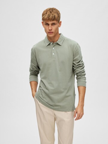 SELECTED HOMME Shirt 'Dave' in Grijs: voorkant