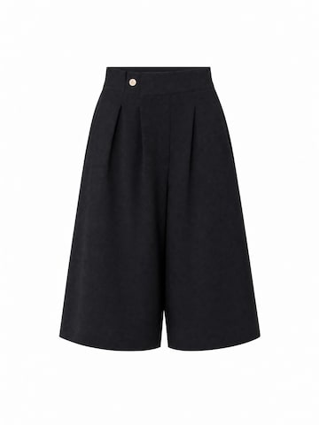 Wide Leg Pantalon 'ELEVATE_ Elsa Culotte' I want the moon en noir : devant