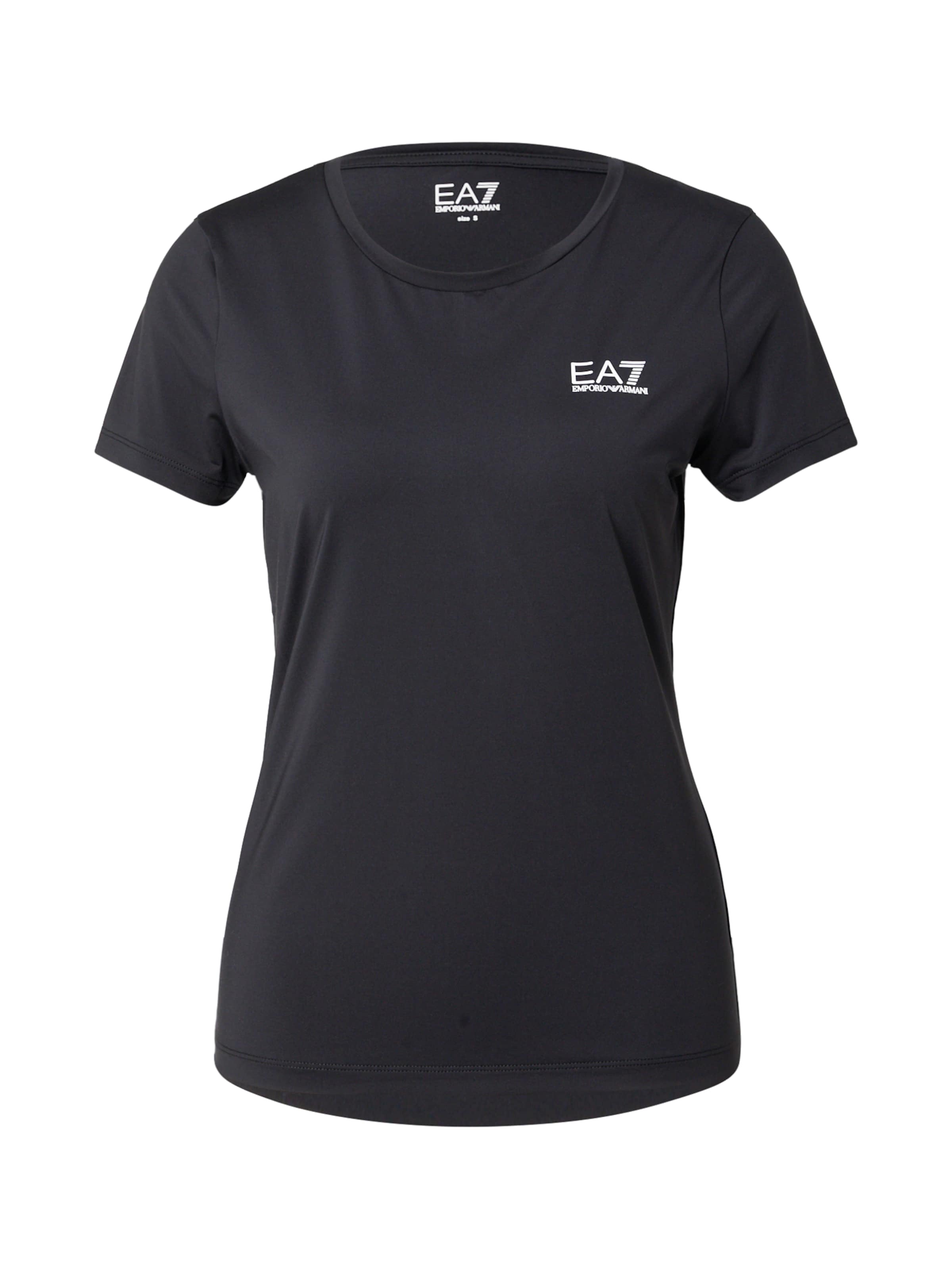 EA7 Emporio Armani Funktsionaalne särk, värv must: eest vaates