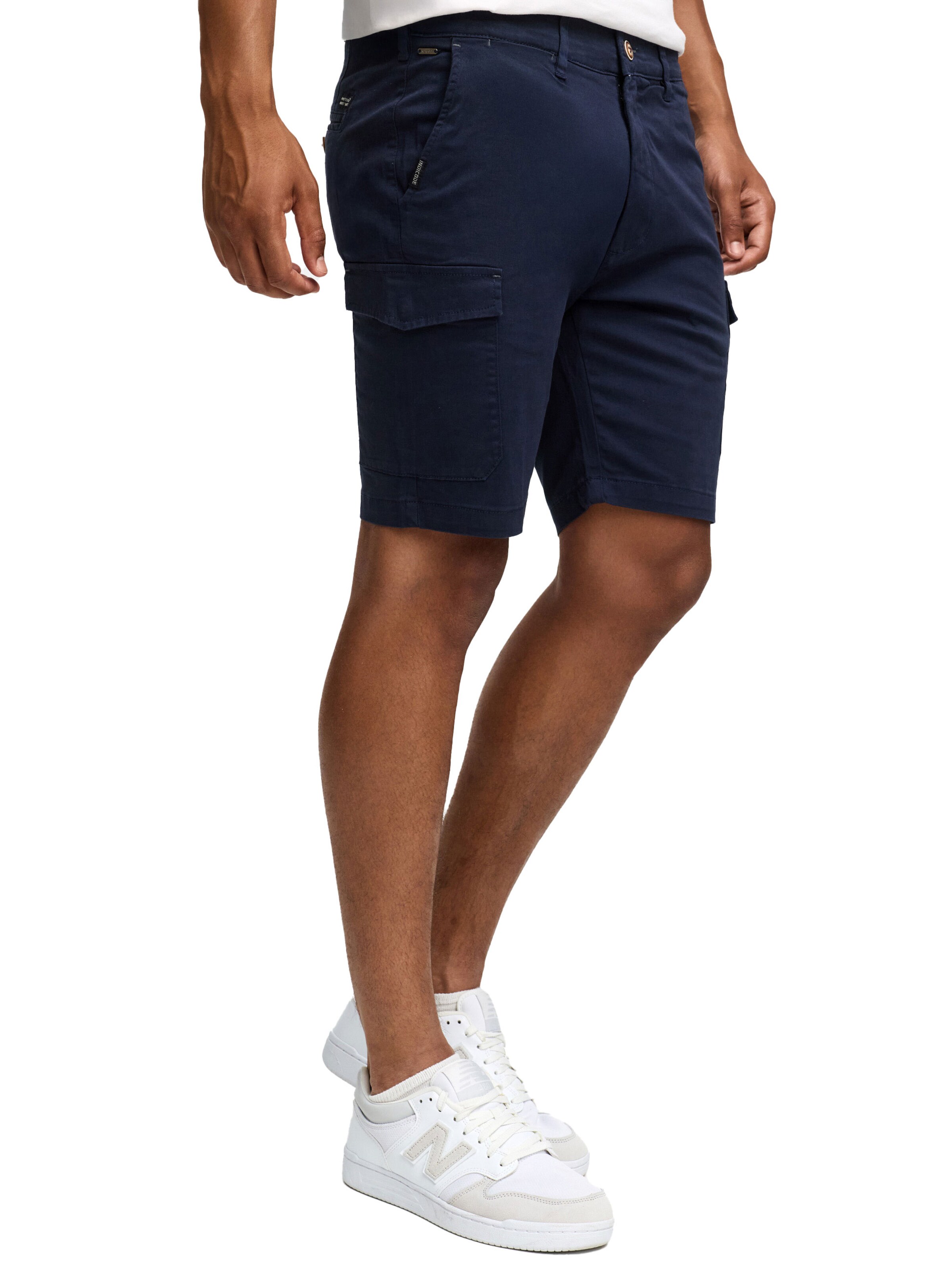 INDICODE Regular Cargo Pants 'Indicode Laulax' in Blue