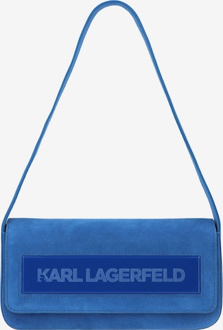 Sac bandoulière 'Essential ' Karl Lagerfeld en bleu : devant