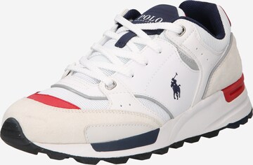 Polo Ralph Lauren Trampki niskie 'TRACKSTR 200-SNEAKERS-LOW TOP' w kolorze biały: przód