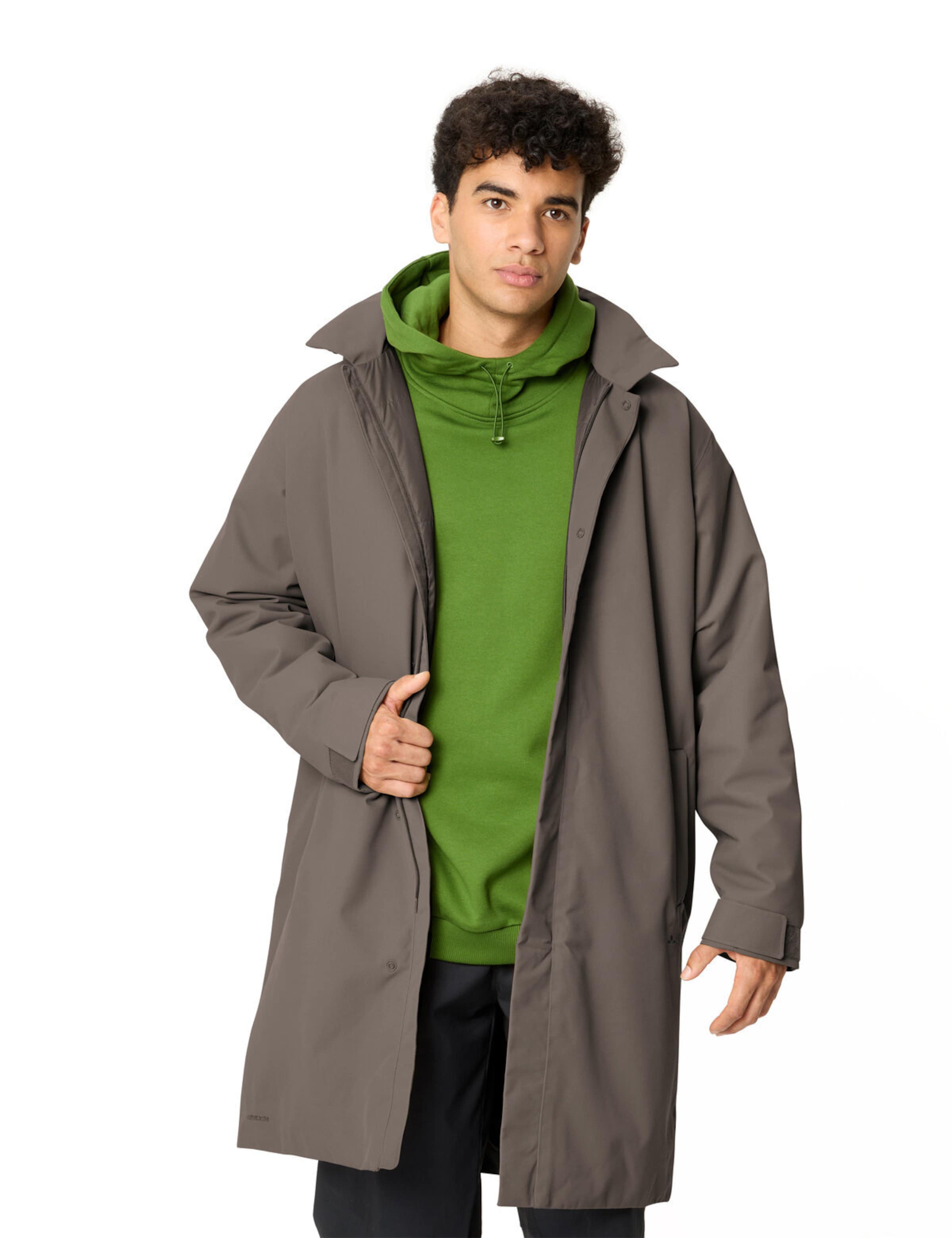 VAUDE Outdoormantel 'Coreway' in Bruin