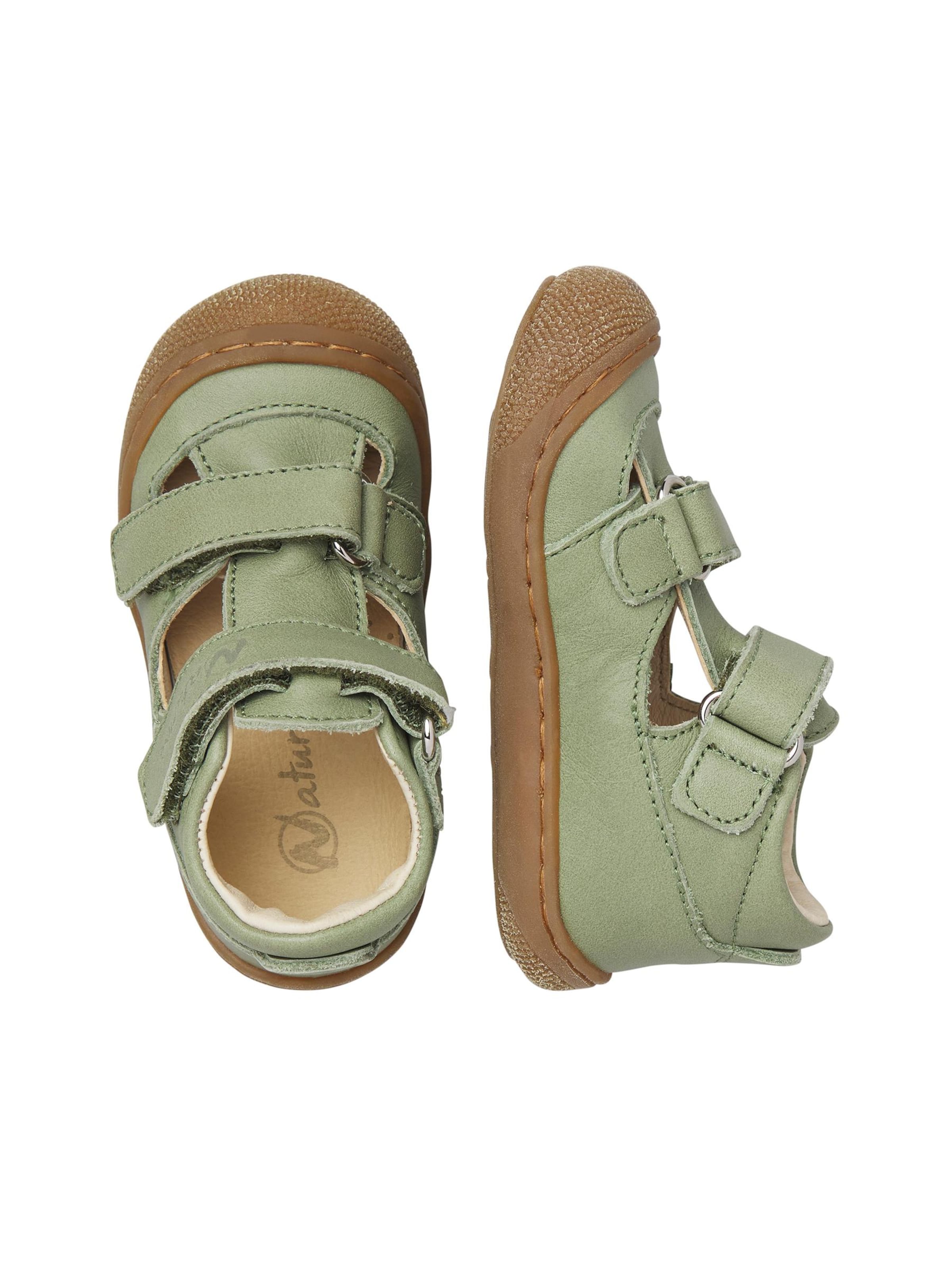 NATURINO Offene Schuhe 'PUFFY'‌‌‌‌ in Grün