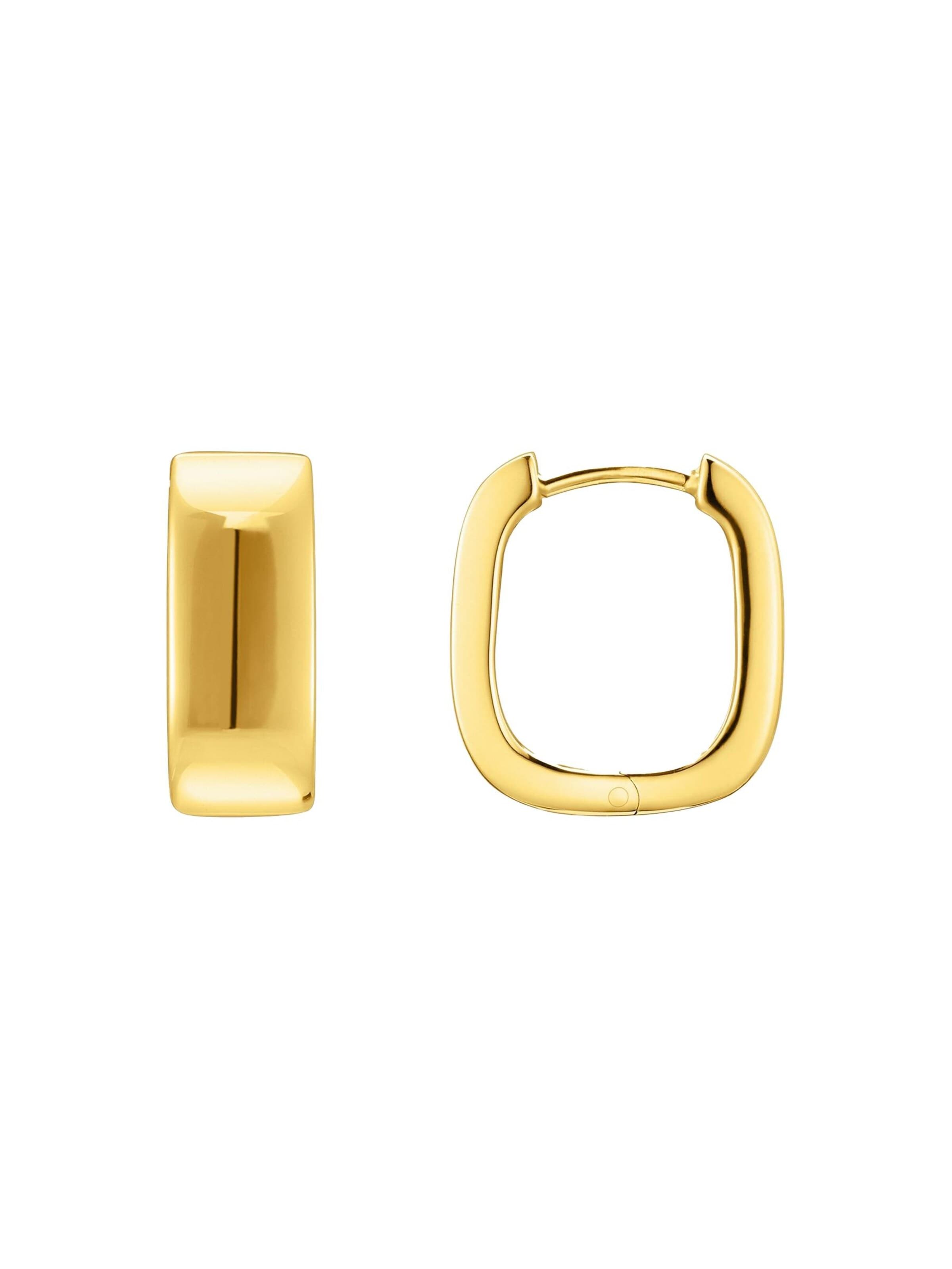 Boucles d'oreilles Thomas Sabo en jaune : devant