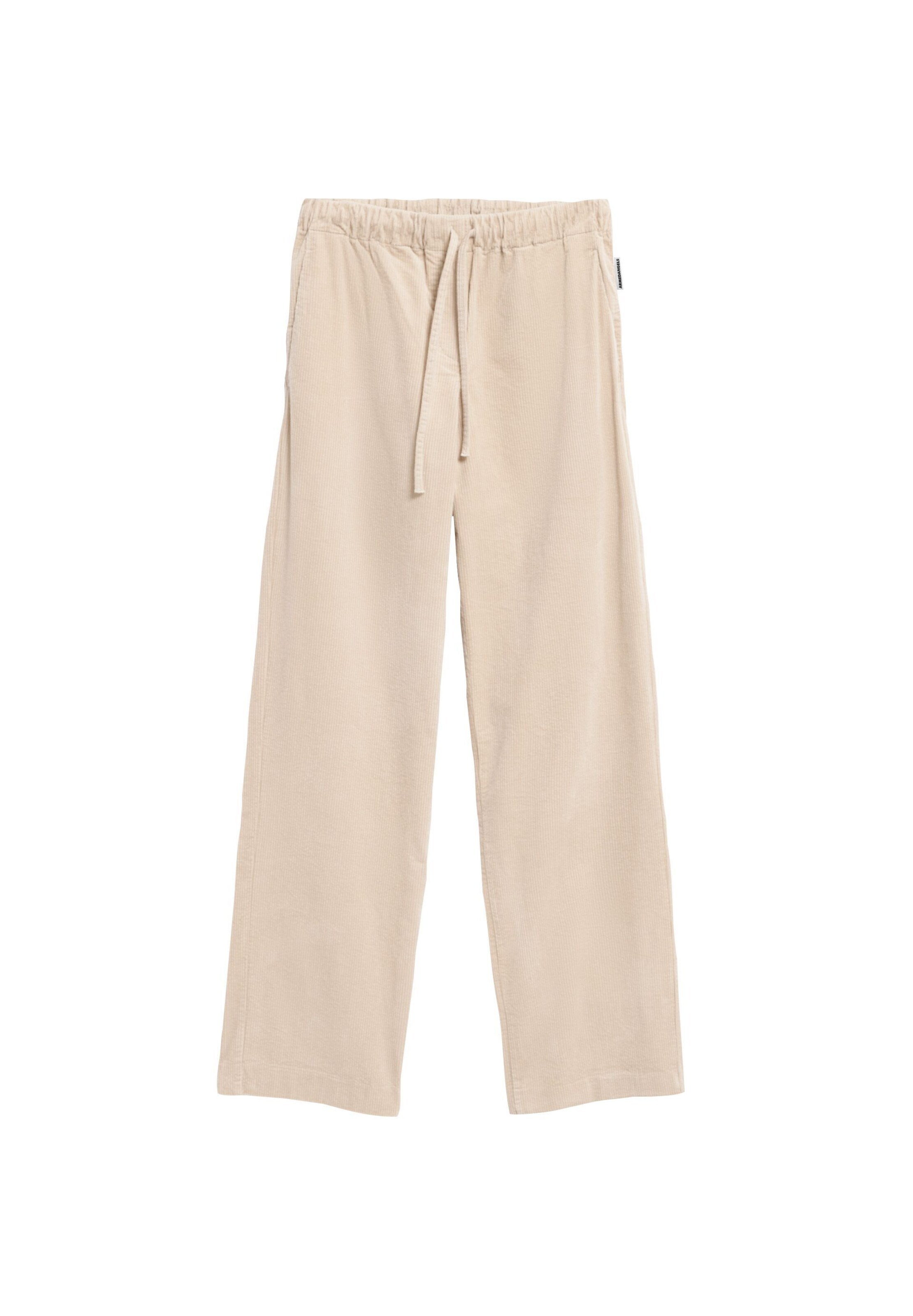 ARMEDANGELS Wide leg Trousers in Beige: front