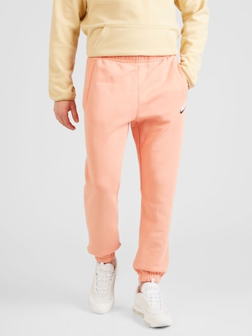 Nike Sportswear Tapered Hose 'CLUB FLEECE' in Orange: predná strana