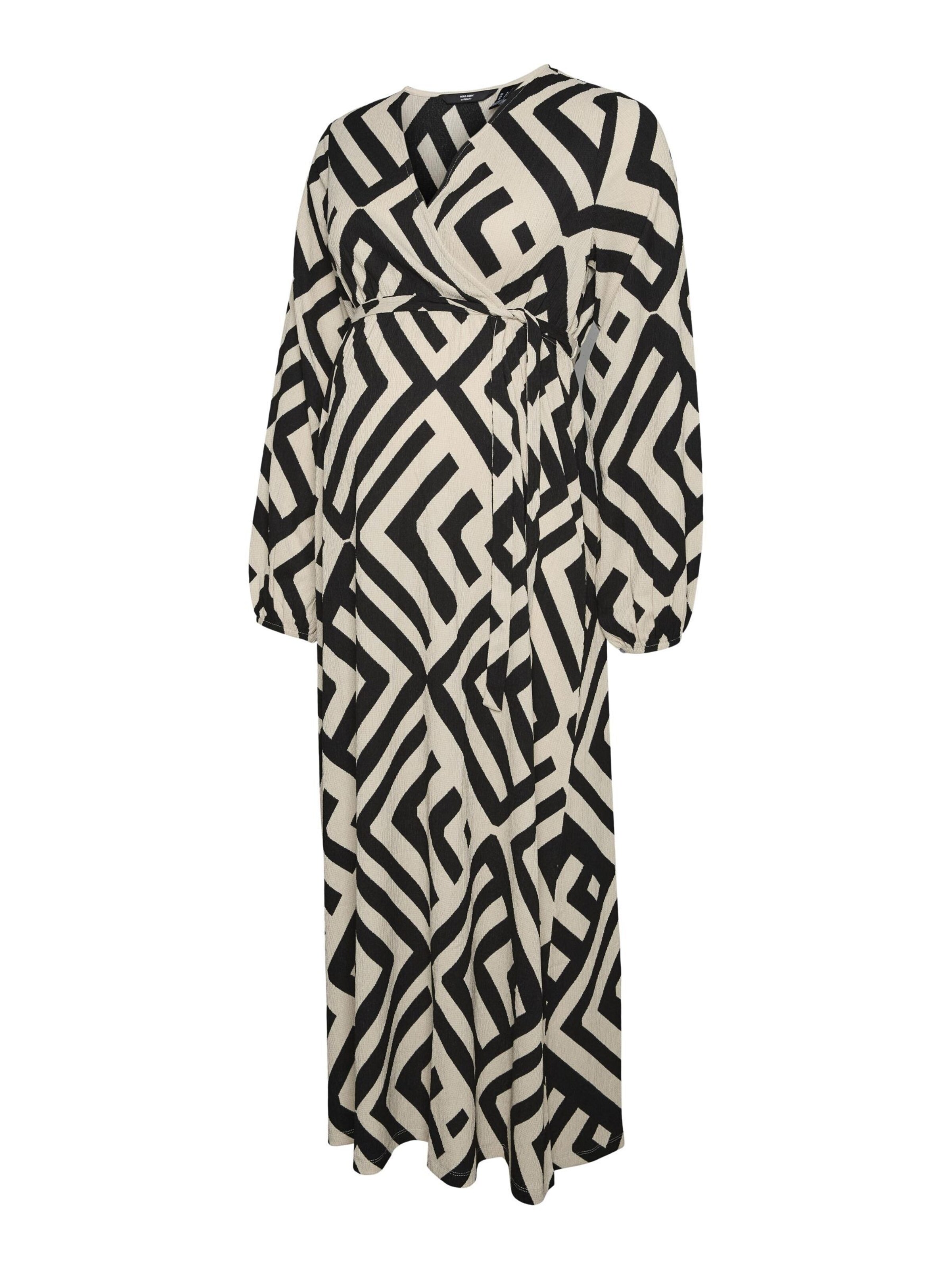 Robe 'VMMPOET' Vero Moda Maternity en beige : devant