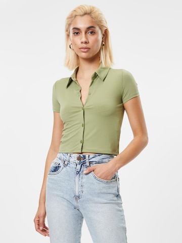 Abercrombie & Fitch Blouse in Groen: voorkant