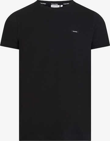 Calvin Klein Big & Tall Shirt in Black: front