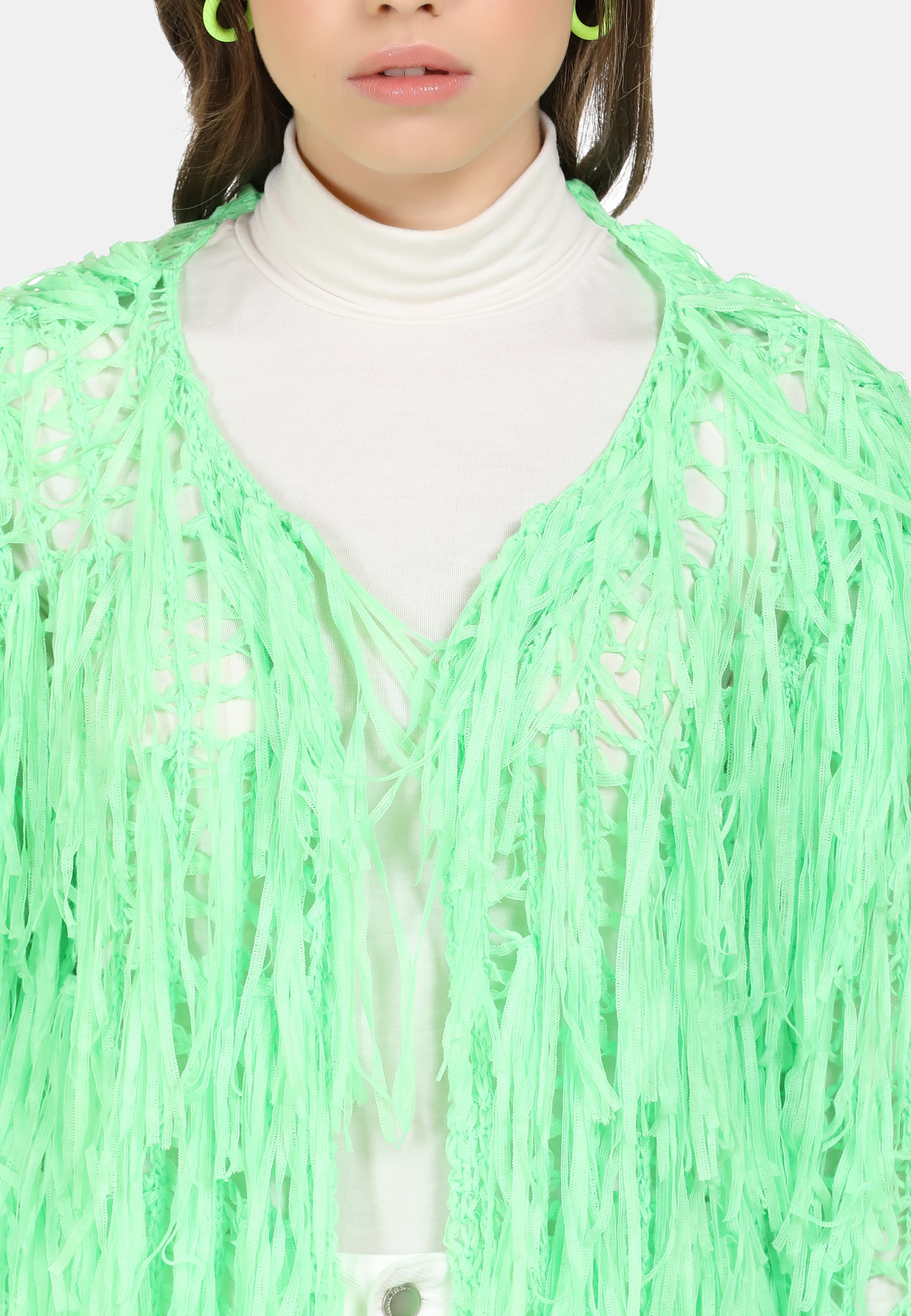 COzhT Pullover e cardigan MYMO Giacchetta in Verde Neon 