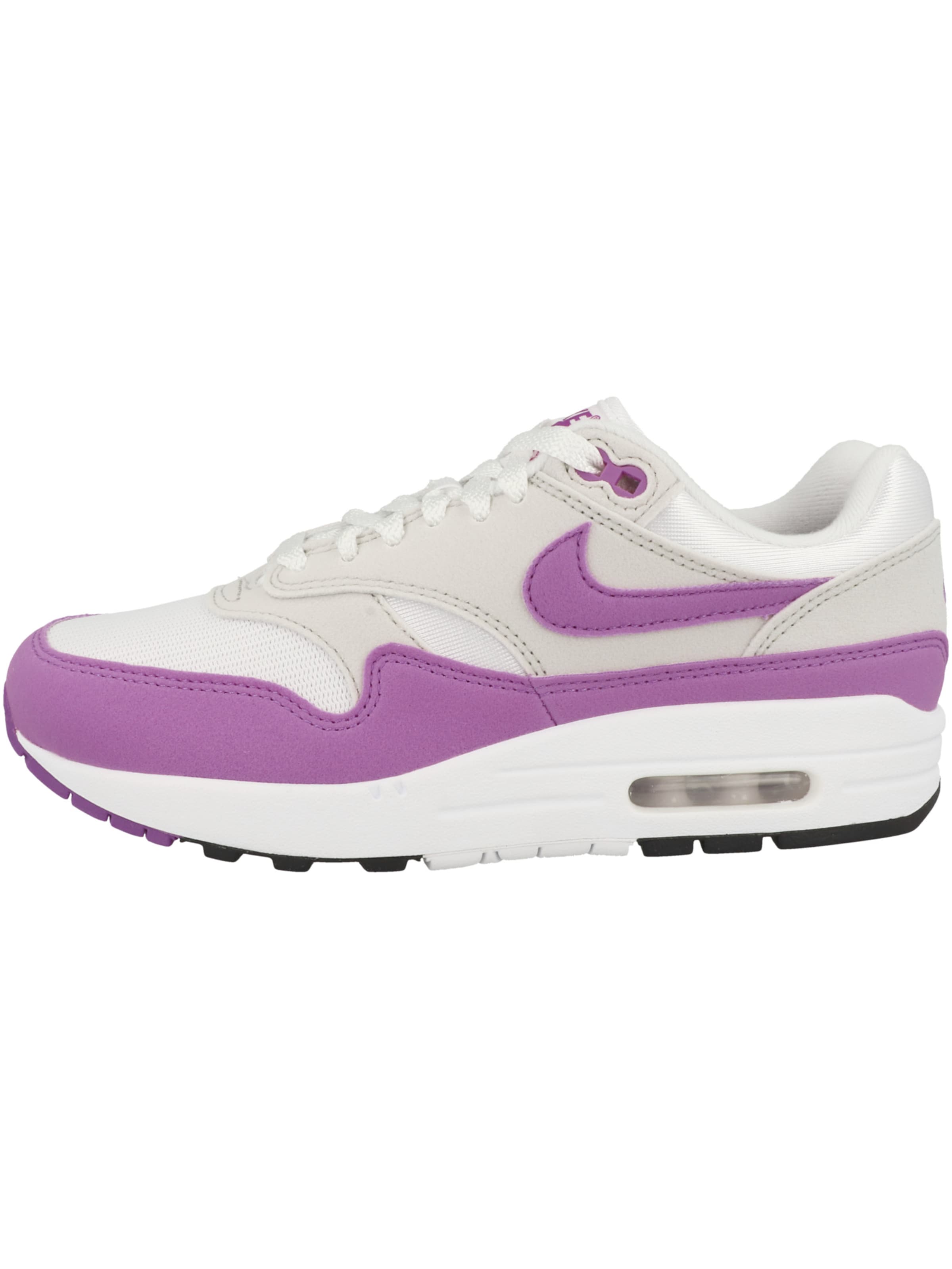 Nike Sportswear Baskets basses ' Air Max 1 ' en violet / blanc, Vue avec produit
