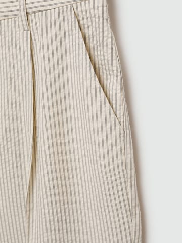 MANGO Wide Leg Hose 'Celia' in Beige