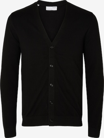 SELECTED HOMME Strickjacke 'Berg' in Schwarz: predná strana