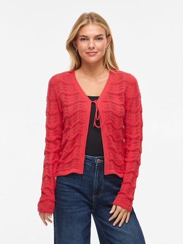 VILA - Cárdigan 'VIWave' en rojo: frente