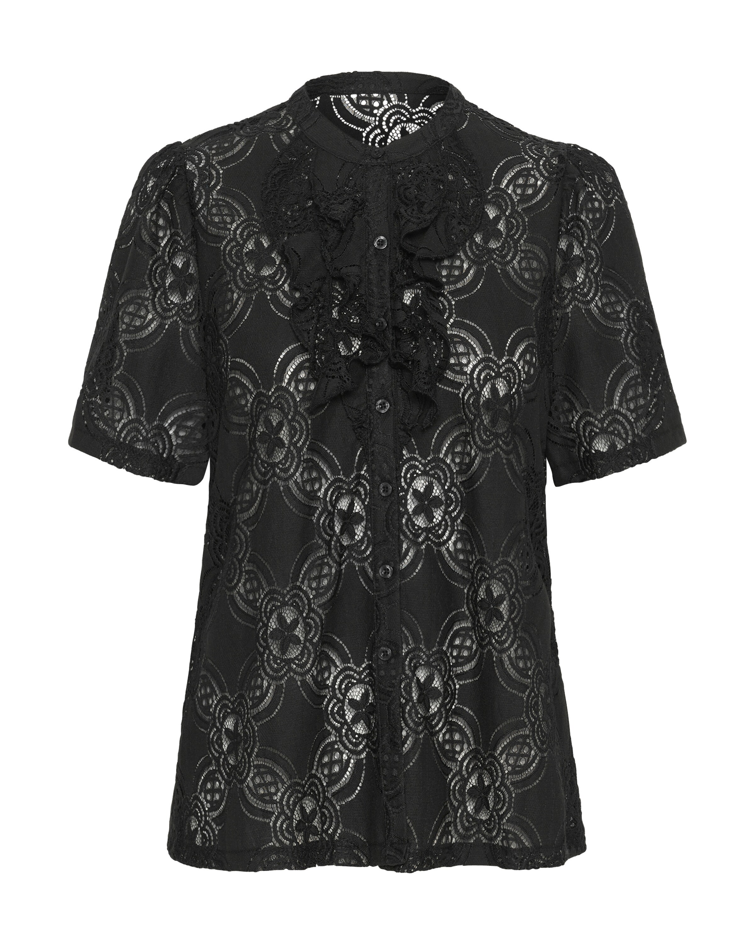 CULTURE Shirt in Zwart: voorkant