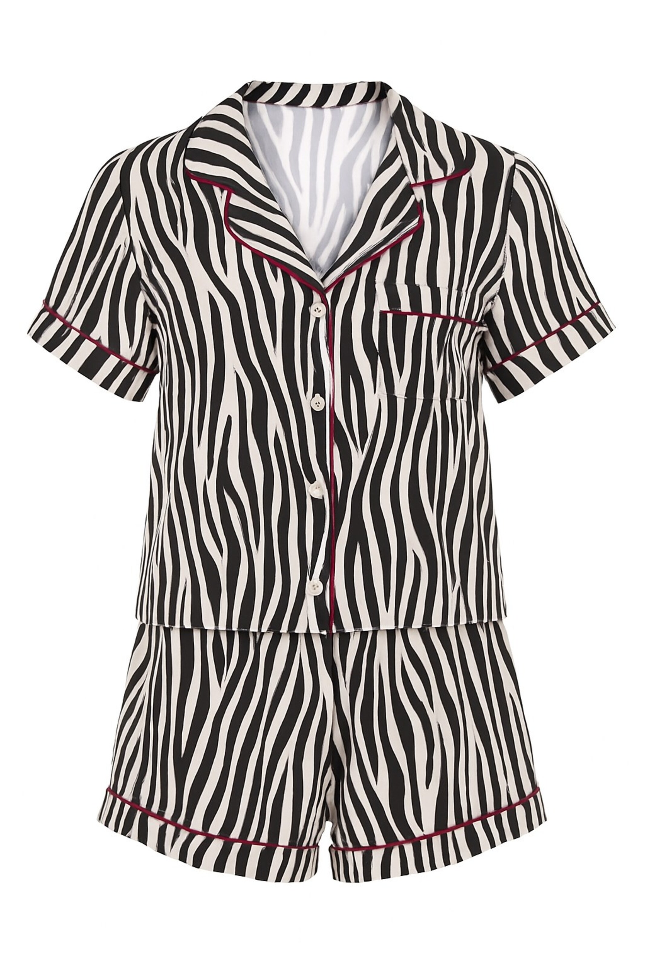 For You Moda Pajama in Black: front