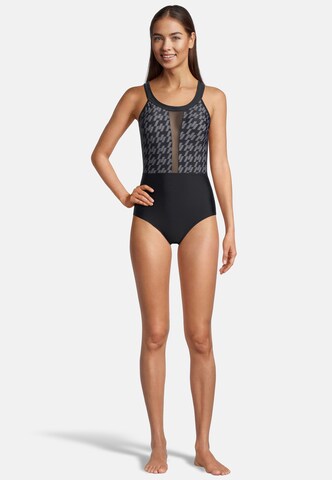 BECO the world of aquasports Bralette Swimsuit 'Pepita' in Black