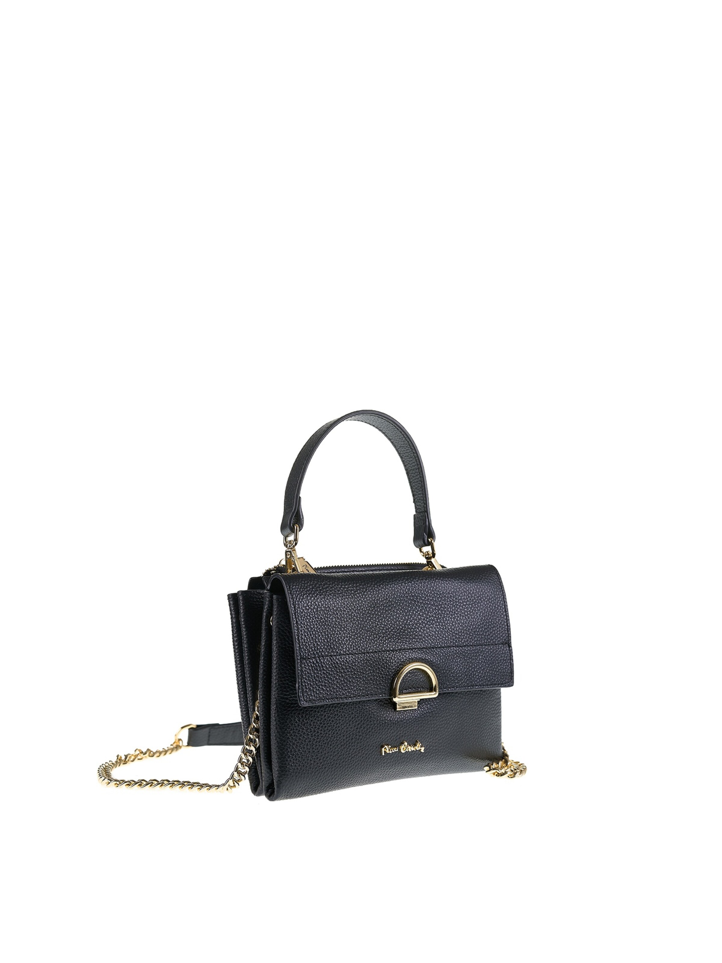 Borsa a spalla di PIERRE CARDIN in nero: frontale