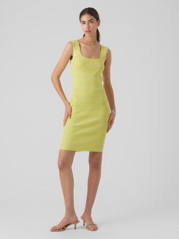 VERO MODA Knitted dress 'JOYCE' in Green