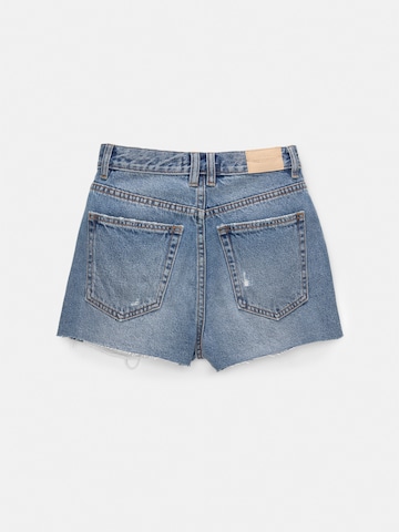 Pull&Bear Regular Shorts in Blau