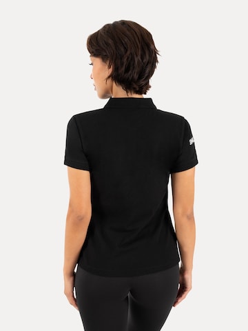 Smilodox Poloshirt ' Soreya ' in Schwarz