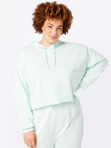 Sweat-shirt River Island Plus en vert : devant