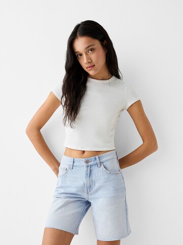 Bershka regular Jeans i blå