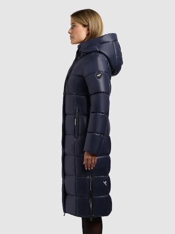 khujo Wintermantel 'Willa' in Blauw