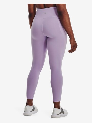 UNDER ARMOUR Skinny Workout Pants ' Meridian ' in Purple