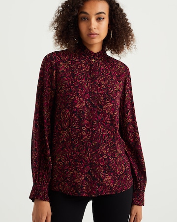 WE Fashion Blouse in Rood: voorkant