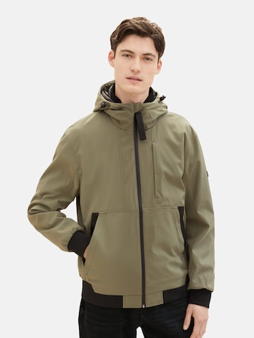 TOM TAILOR DENIM Between-Season Jacket in Green: front