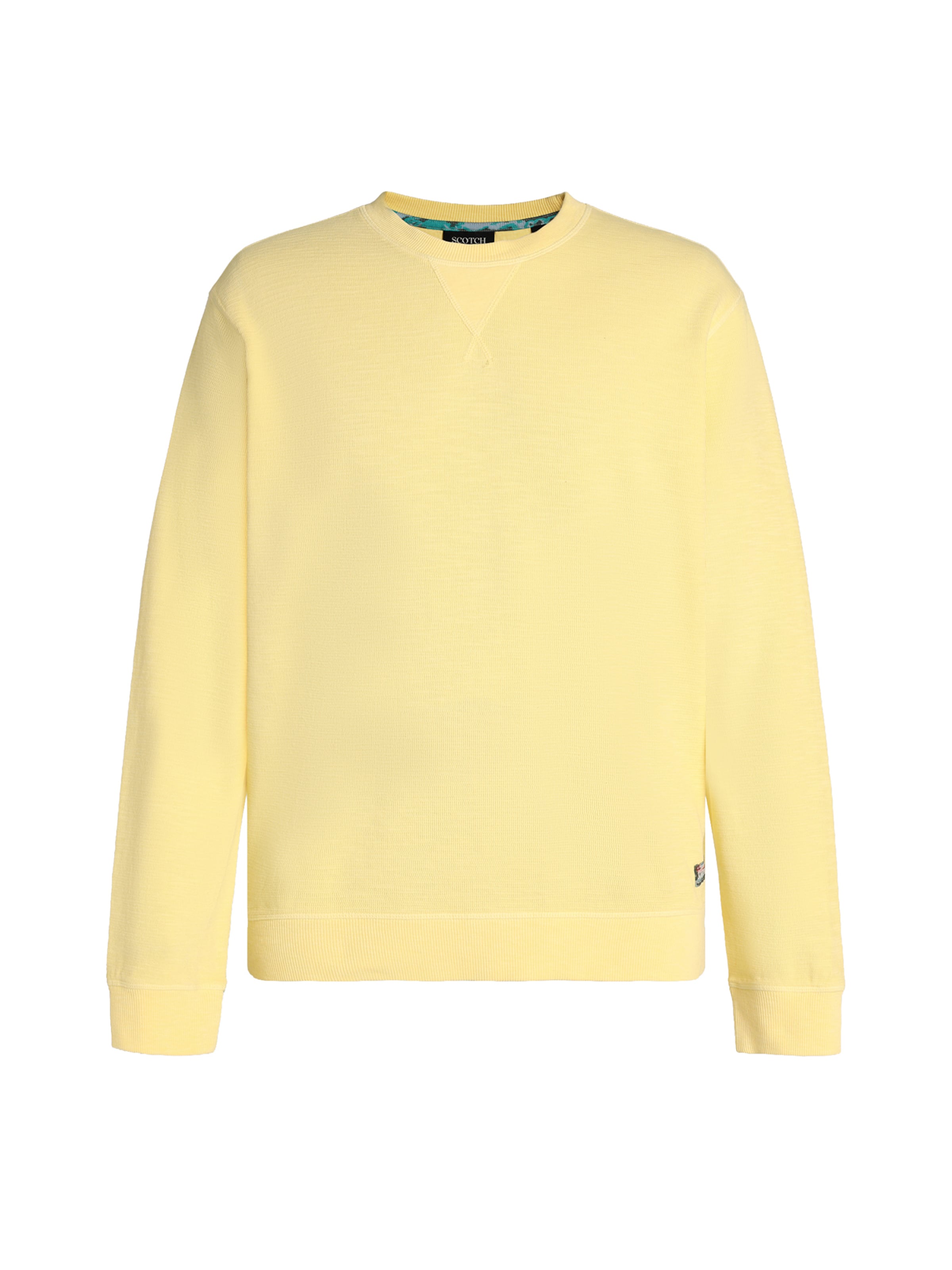 Sweat-shirt SCOTCH & SODA en jaune : devant