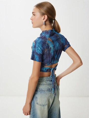 Camicia da donna 'Blusen' di Happiness İstanbul in blu