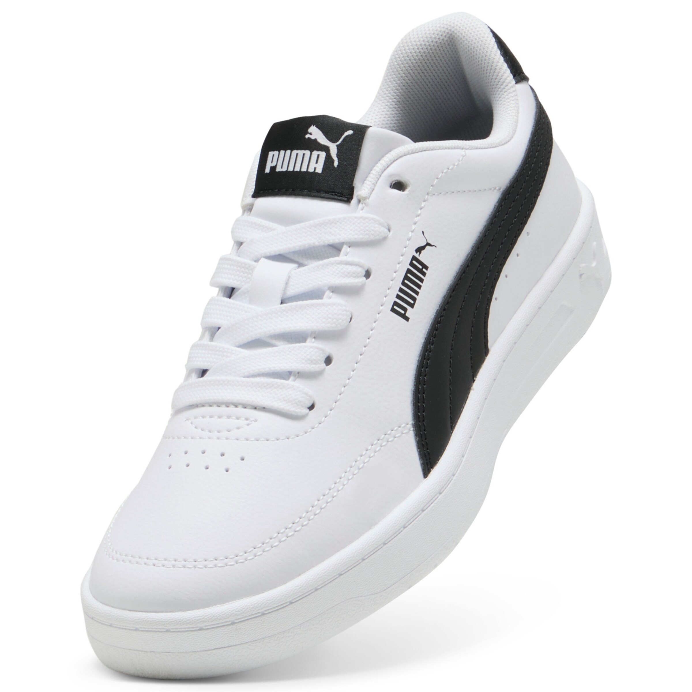 PUMA Sneakers laag 'Court Classic Clean' in Wit