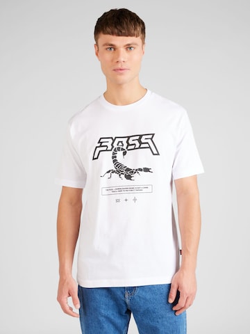 BOSS Paita 'TeScorpion' värissä valkoinen: edessä