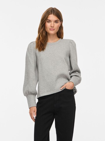 Sweat-shirt 'VIVERA' VILA en gris : devant