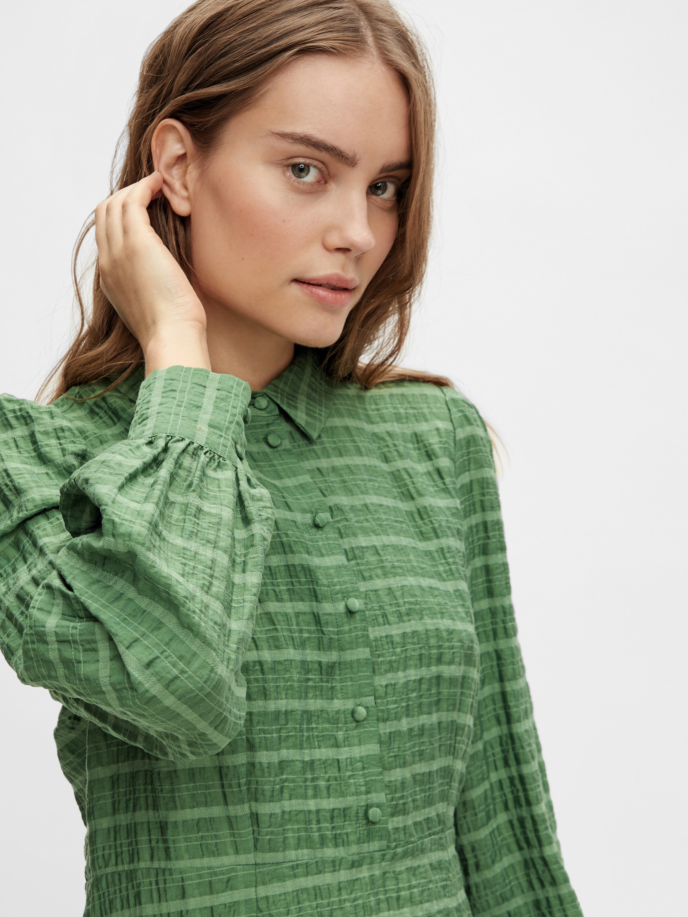 Robes Robe-chemise 'KENDRA' OBJECT en Vert Foncé, Vert 