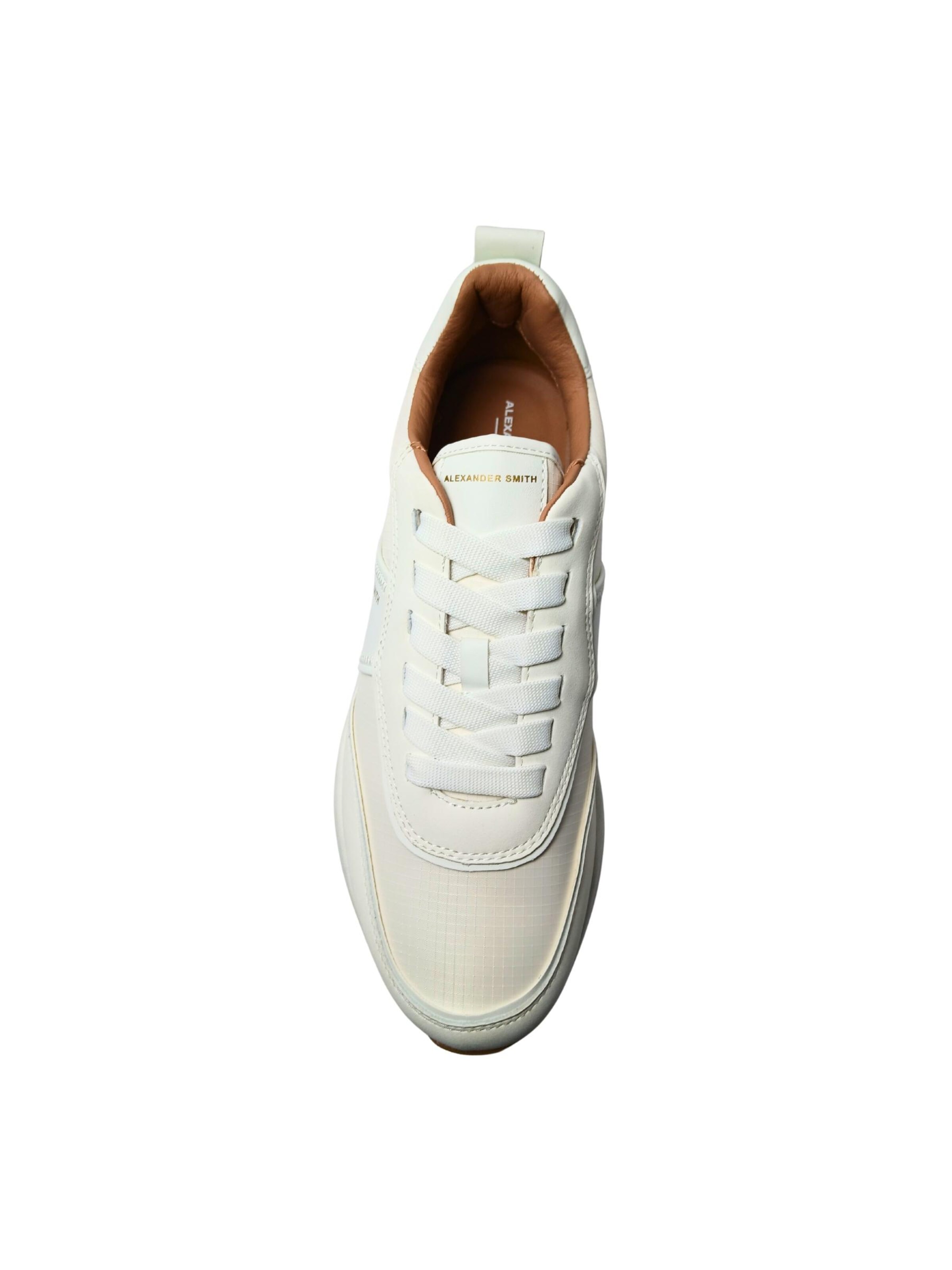Alexander Smith Platform trainers in White