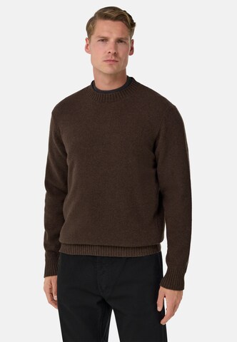 Pull-over Boggi Milano en marron : devant