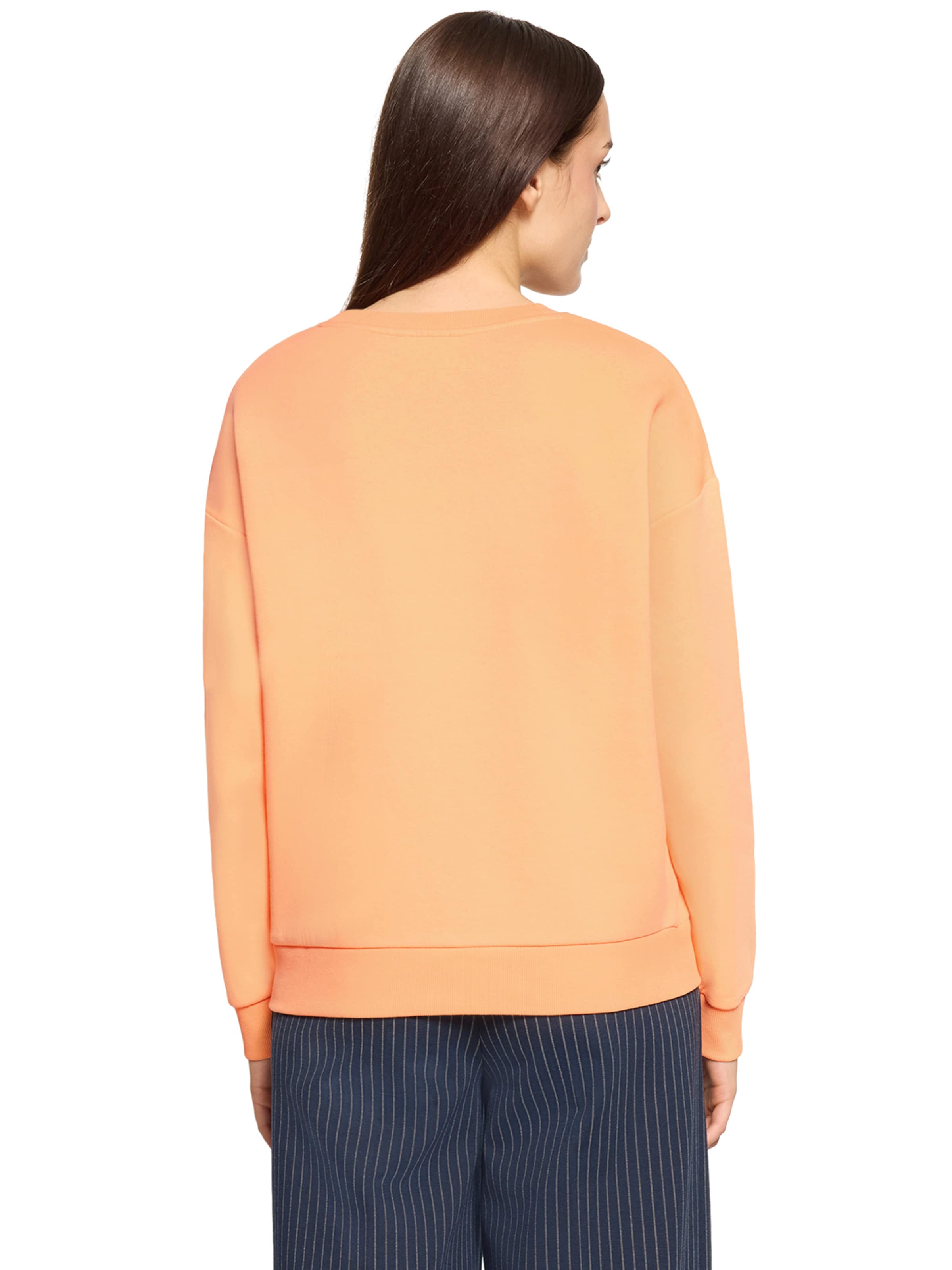 Cartoon Sweatshirt in Orange