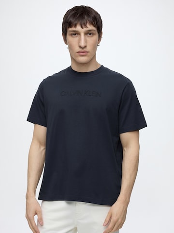 Calvin Klein Tričko '20S' – modrá: přední strana