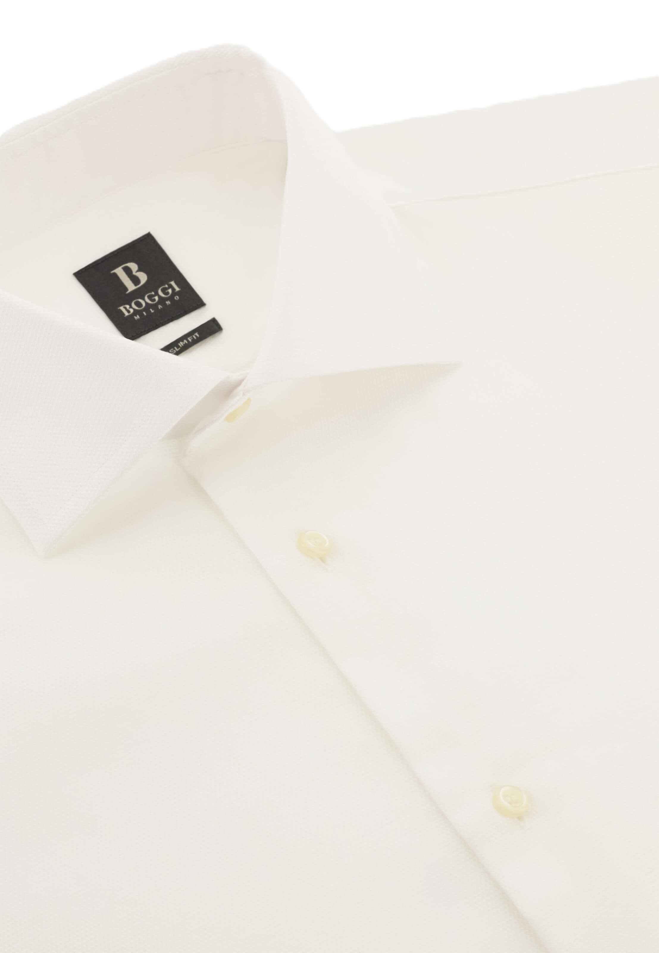 Coupe slim Chemise Boggi Milano en blanc