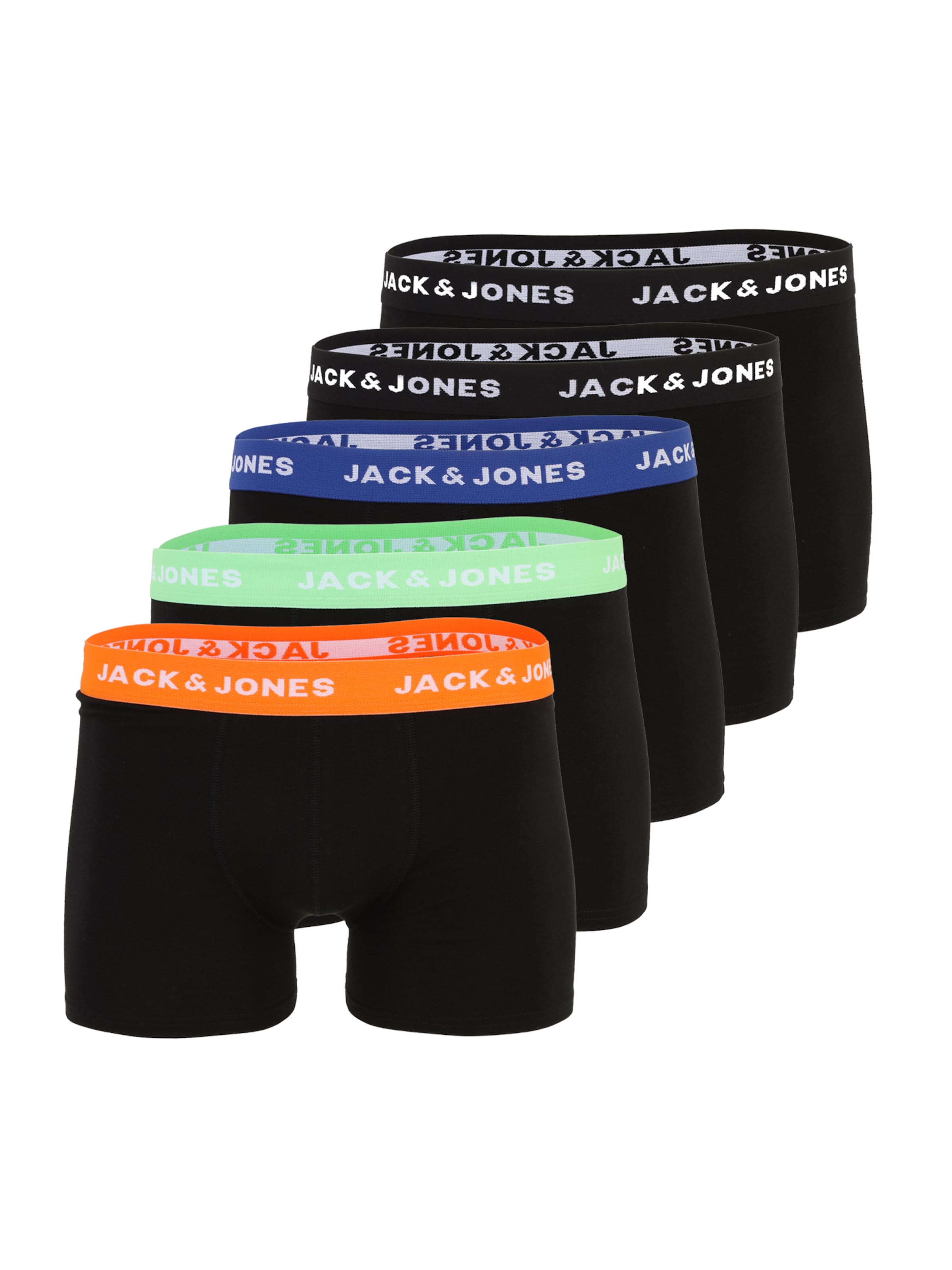 JACK & JONES - Calzoncillo boxer 'JACHUEY' en negro: frente