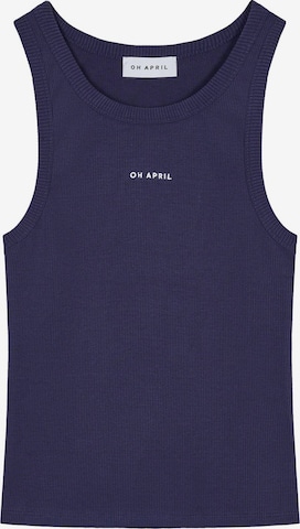 Haut 'Dara' OH APRIL en bleu : devant