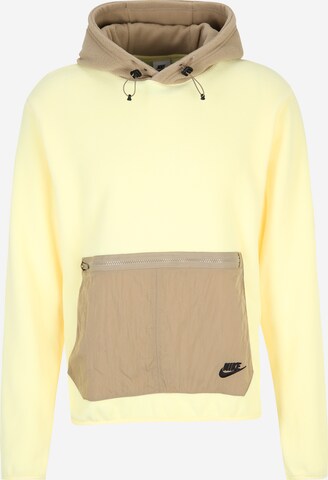 Sweat-shirt Nike Sportswear en jaune : devant