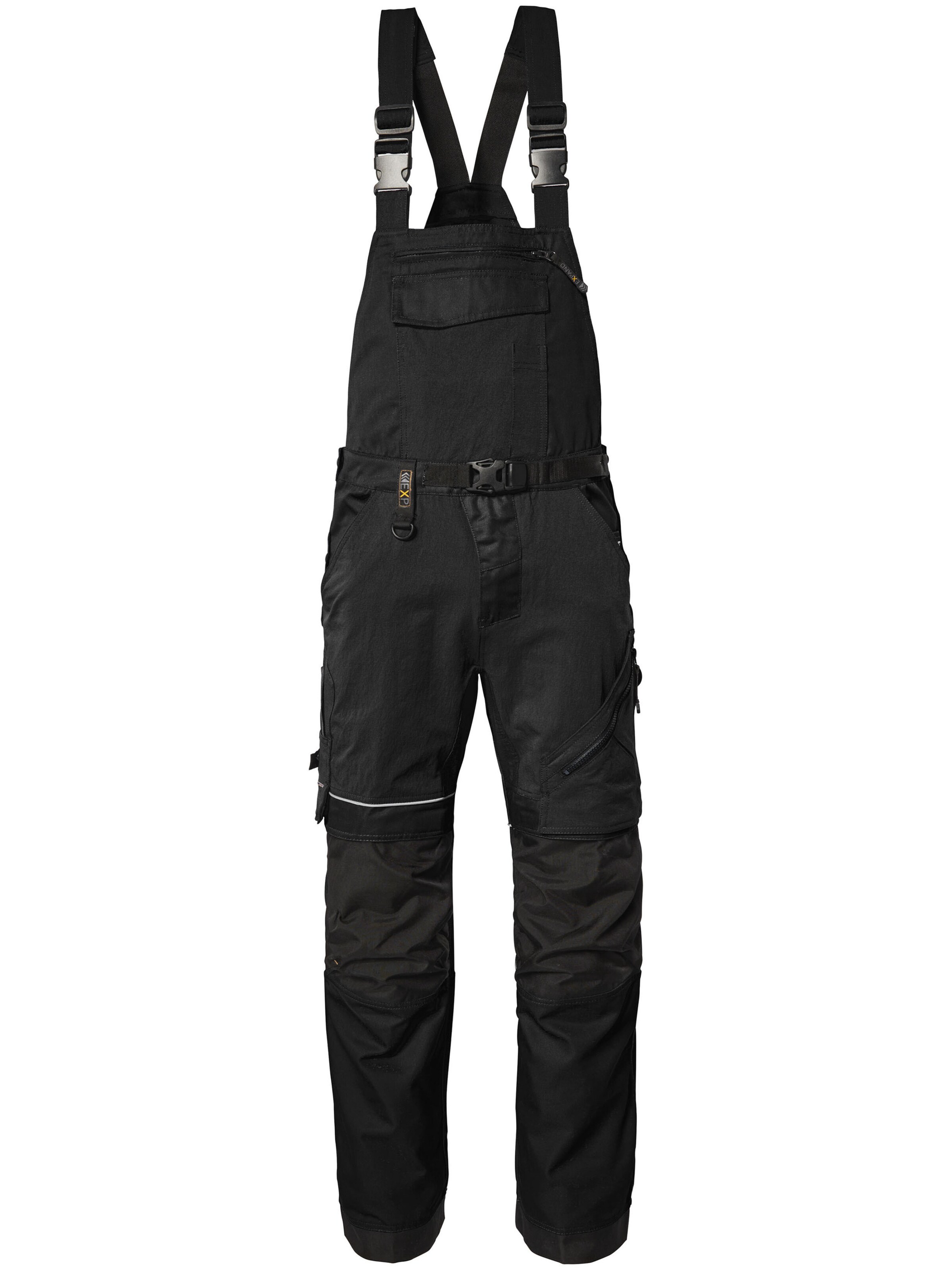 Expand Overalls in Black: front